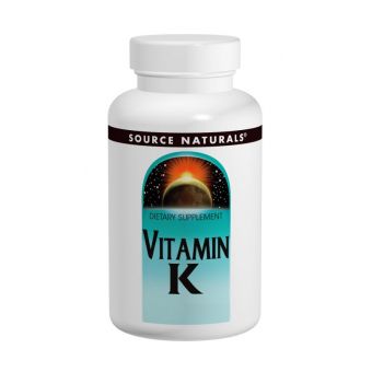 Вітамін К 500мкг, Source Naturals, 200 таблеток