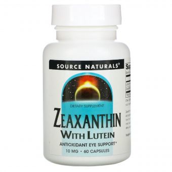 Зеаксантин з Лютеїном 10 мг, Source Naturals, 60 капсул