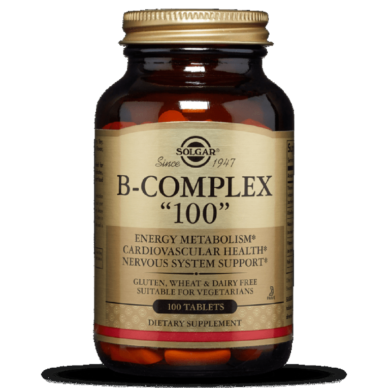 Вітаміни B-комплекс, B-Complex "100", Solgar, 100 таблеток
