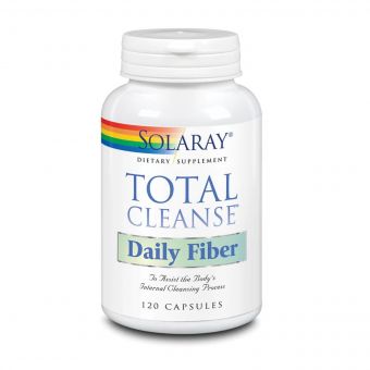 Повне очищення, Total Cleanse Daily Fiber, Solaray, 120 капсул