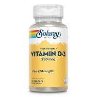 Вітамін D3 10000 IU Solaray 60 капсул