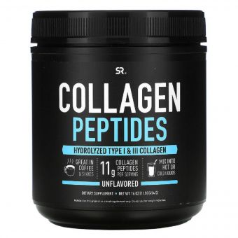 Пептиди колагену, Collagen Peptides, Sports Research, 454 г
