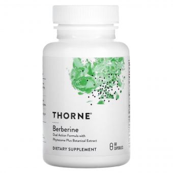 Берберин, Berberine, Thorne Research, 60 капсул