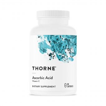 Аскорбінова кислота Вітамін C, Ascorbic Acid Vitamin C, Thorne Research, 60 капсул