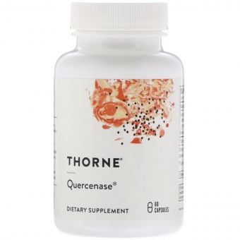 Кверцетин з Бромелайном, Quercenase, Thorne Research, 60 капсул