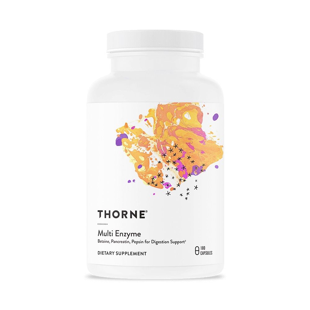 Травні ферменти (Бетаїн/ Пепсин / Панкреатин), Digestive Enzymes, Thorne Research, 180 капсул