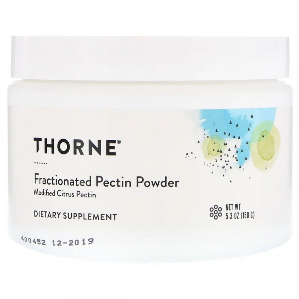 Пектин порошкоподібний фракціонований, Fractionated Pectin Powder, Thorne Research, 150 гр (5,3 унції)