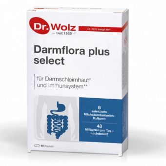 Пробіотики після антибіотиків Darmflora plus select №40 Dr. Wolz®