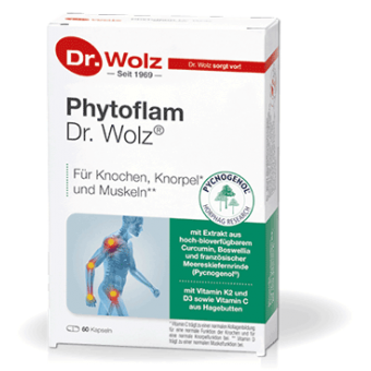 Фітофлам-пікногенол для здоров’я суглобів Dr. Wolz №60