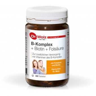 Вітаміни групи В + Біотин + Фолієва кислота №300