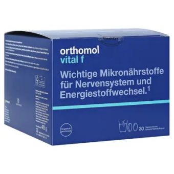 Препарат від стресу для жінок Orthomol Vital F №30