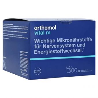 Препарат від стресу для чоловіків Orthomol Vital M №30