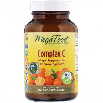 Комплекс вітаміну С, Complex C, MegaFood, 60 таблеток