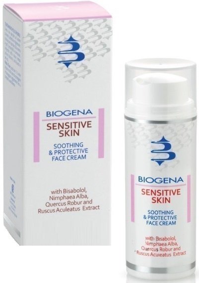 BIOGENA SENSITIVE SKIN специальный успокаивающий и защитный крем для гиперчувствительной кожи 50мл