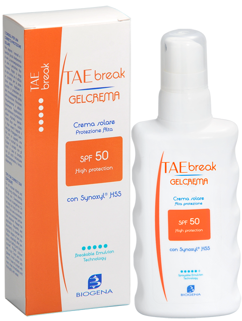 BIOGENA TAE BREAK Солнцезащитный крем-гель SPF 50 для лица-тела-детей (Tae Break Gelcrema) 150мл