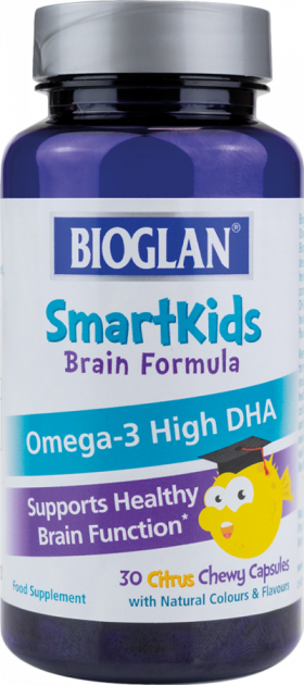 Bioglan Brain Omega-3 DHA №30 (Биоглан желейки Омега-3 для детей от 4 лет)