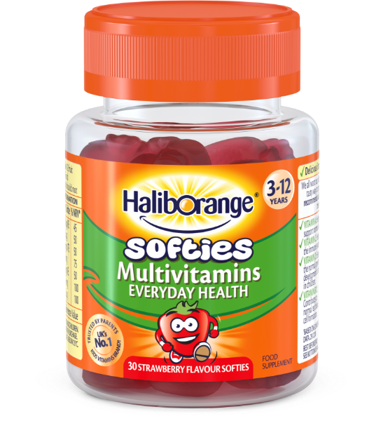 Haliborange Kids Multivitamin STR №30 (Галиборанж Мультивитамины клубника желейки для детей 3-12)