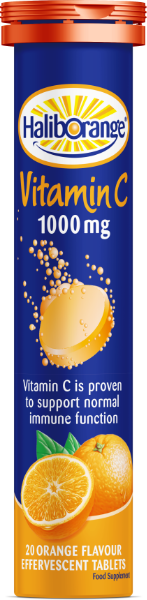 Haliborange Adult Vit C 1000 №20 (Галиборанж Витамин С 1000 апельсин шипучие таблетки)