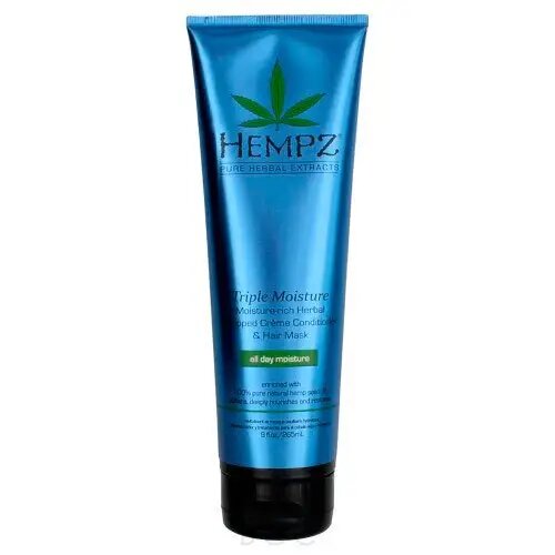 Hempz Triple Moisture Интенсивно увлажняющий кондиционер - маска для сухих волос