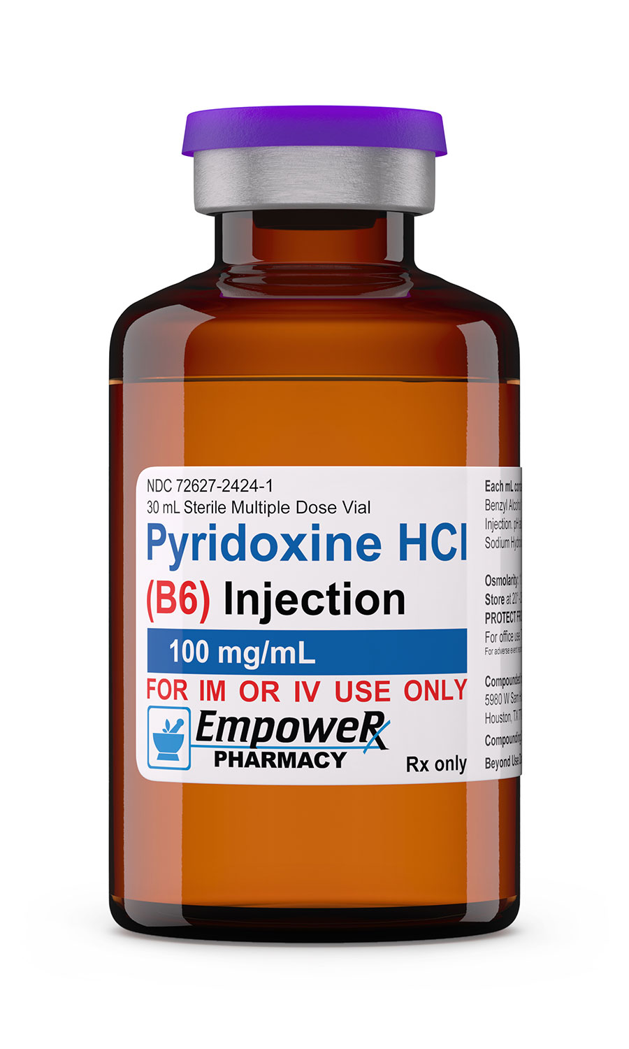 Pyridoxine HCl (Vitamin B6) Injection Пиридоксин HCl (витамин B6) инъекция