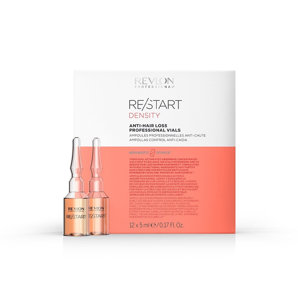 Ампулы против выпадения волос Revlon Professional Restart Density Anti-Hair Loss Vials