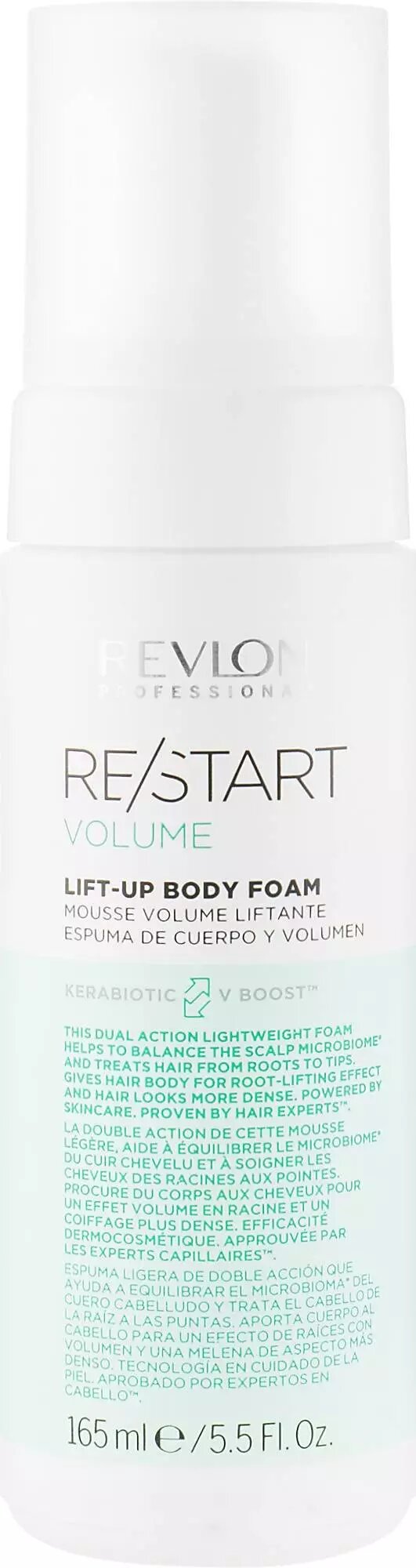 Пенка для объема волос Revlon Professional Restart Volume Body Foam, 165 ml