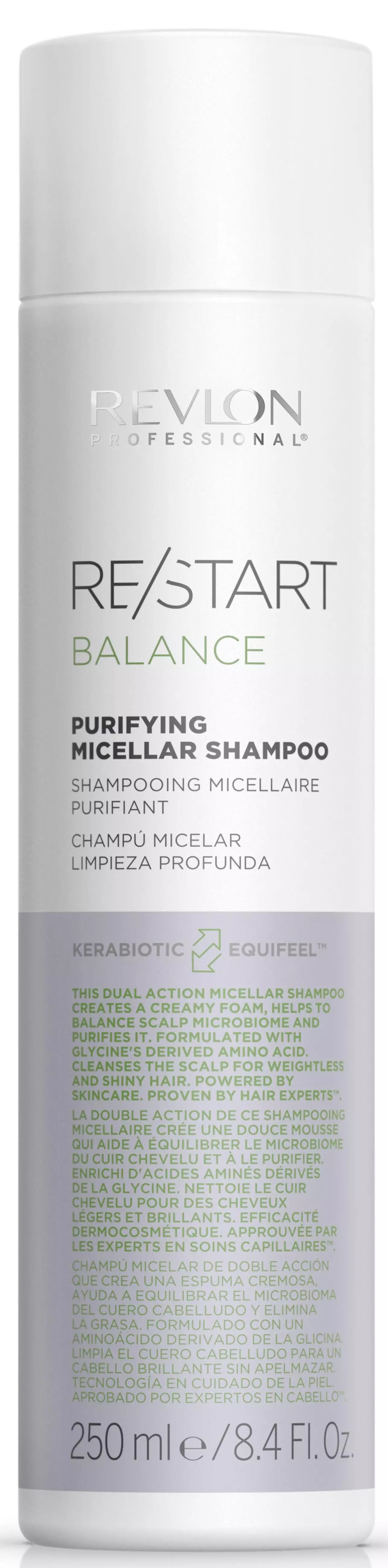 Шампунь для глубокого очищения Revlon Professional Restart Balance Purifying Shampoo