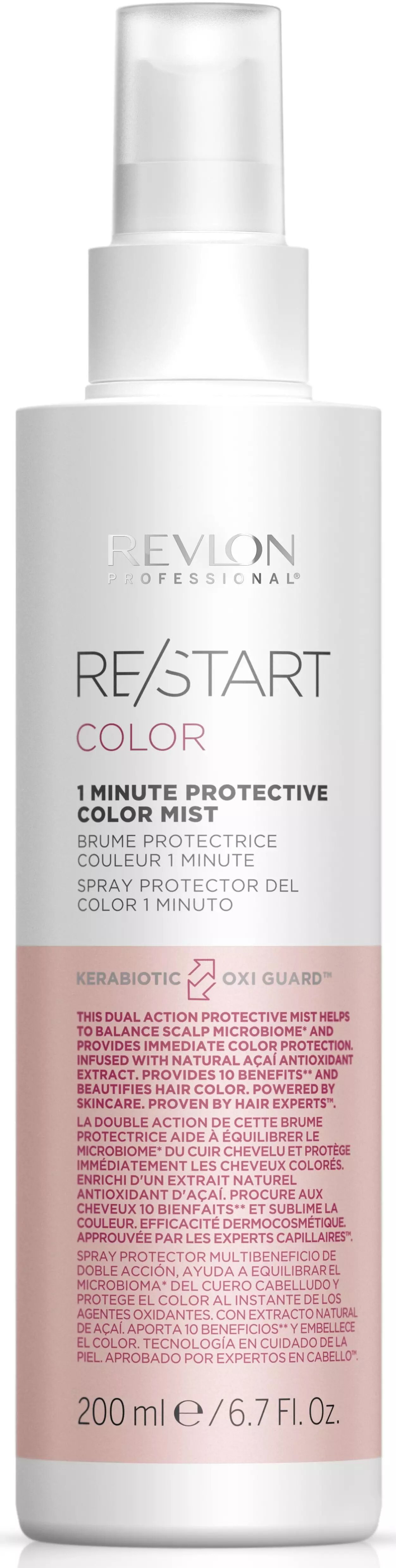 Спрей для окрашенных волос Revlon Professional Restart Color Protect Mist, 200 ml