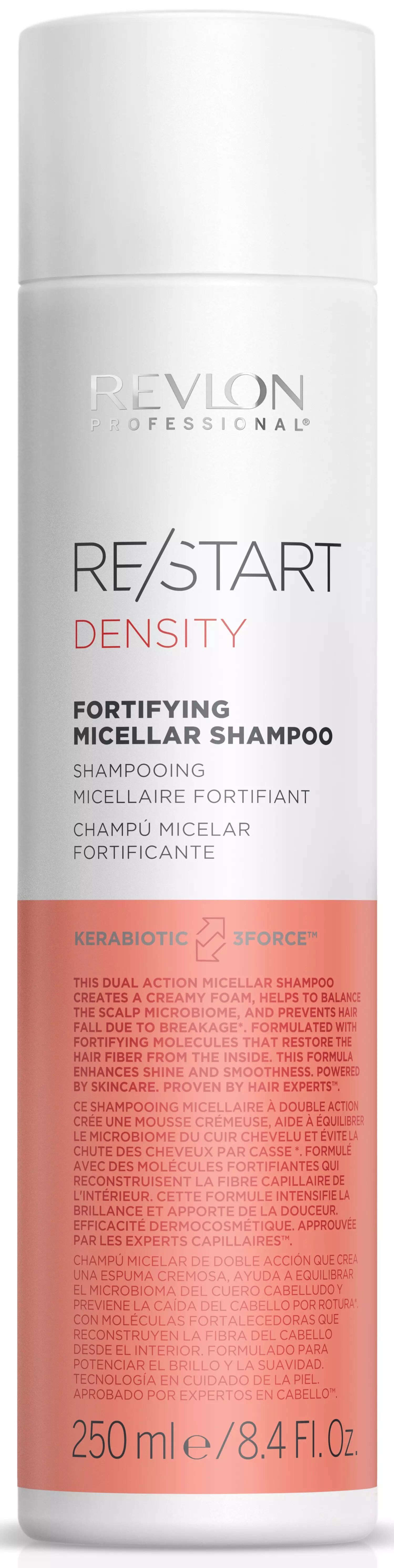 Укрепляющий мицеллярный шампунь для волос Revlon Professional Restart Density Fortifying Shampoo