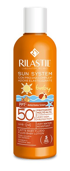 Риластил, Ультра-легкий солнцезащитный лосьон для тела с SPF 50+ для детей, Rilastil 200 мл