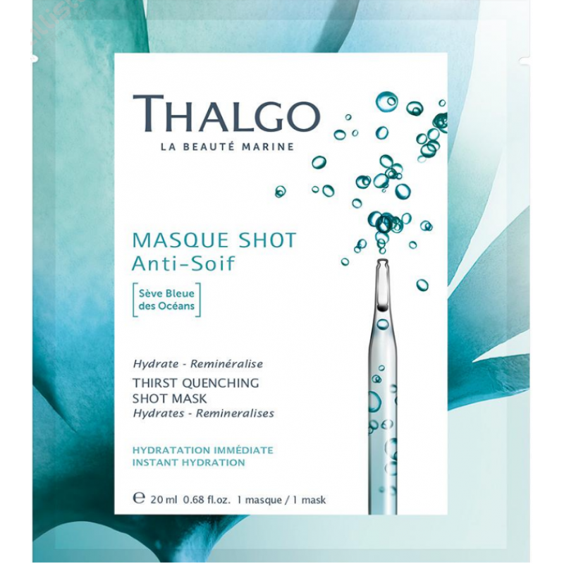 Маска мгновенное увлажнение Thalgo thirst quenching shot mask