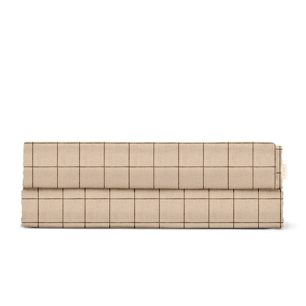 Евро простыня 220х240 BEIGE GEOMETRY