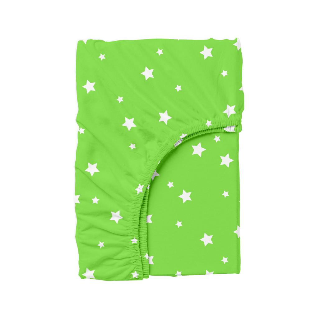 Простыня на резинке 140x200 STARFALL LIME