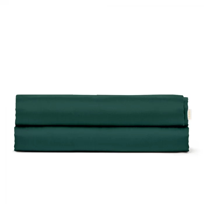 Простыня полуторная 155х240 DARK GREEN