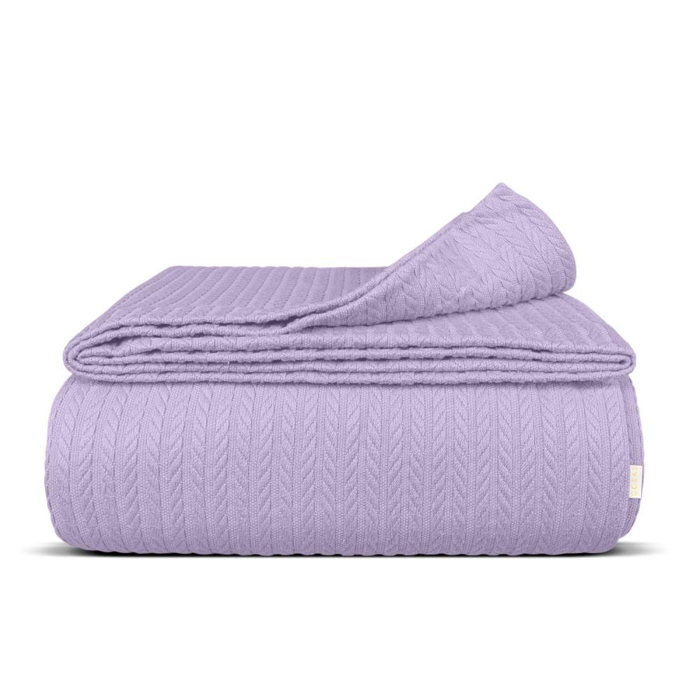 Покрывало 160х230 Lavander Knitted Braid