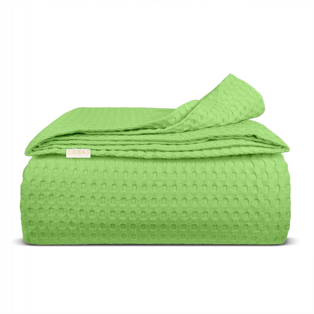 Покрывало 160х230 Lime Waffle Weave