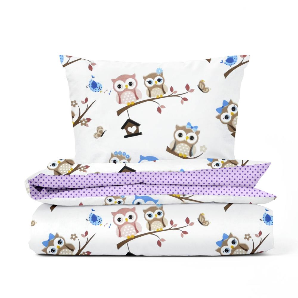 Детская постель без простыни OWL BEIGE FIO DOTS