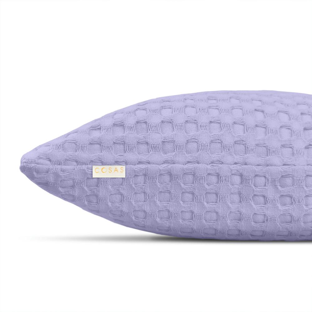 Декоративна наволочка 45х45 Lavander Waffle Weave