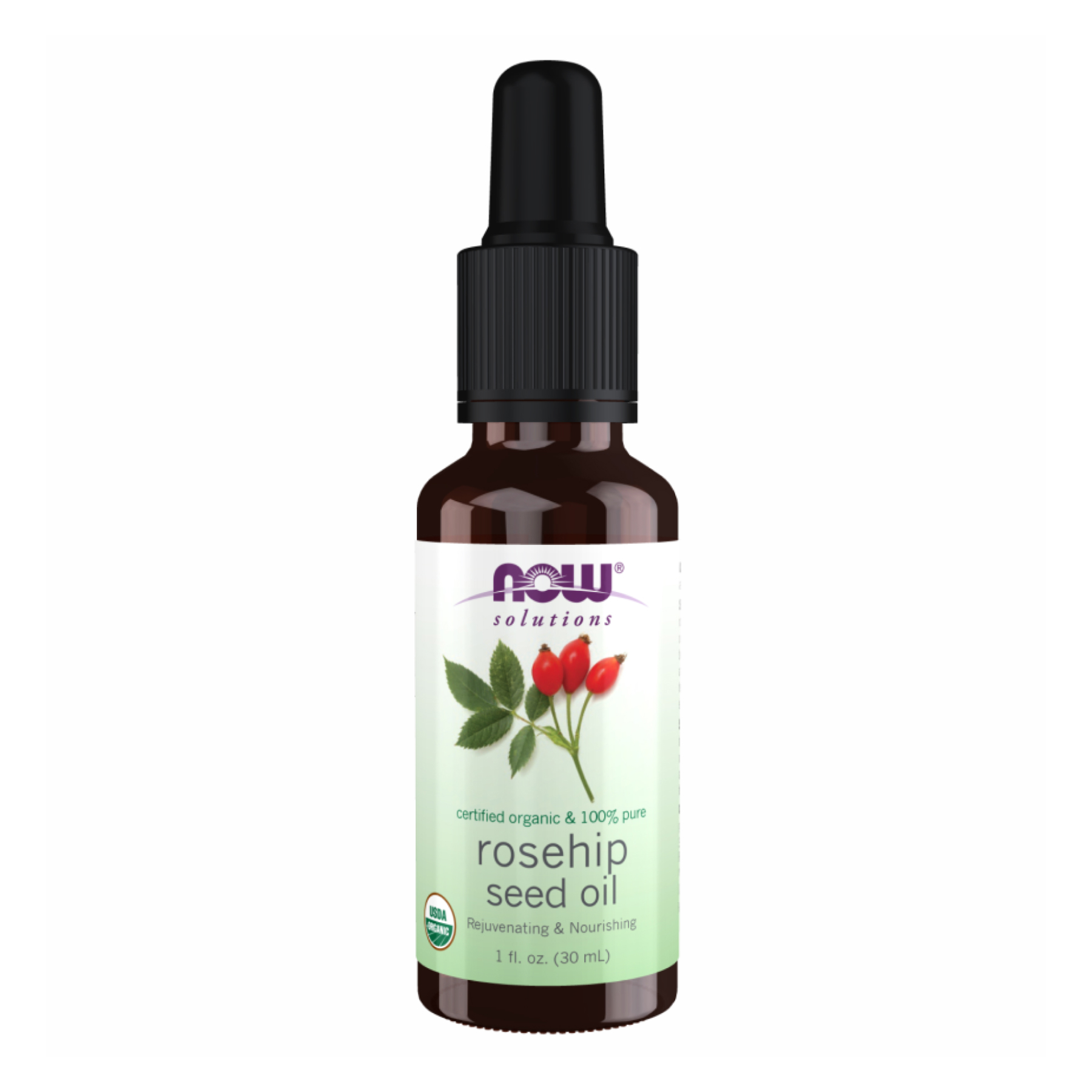 Organic Rose Hip Seed Oil - 30ml (Повреждена этикетка)