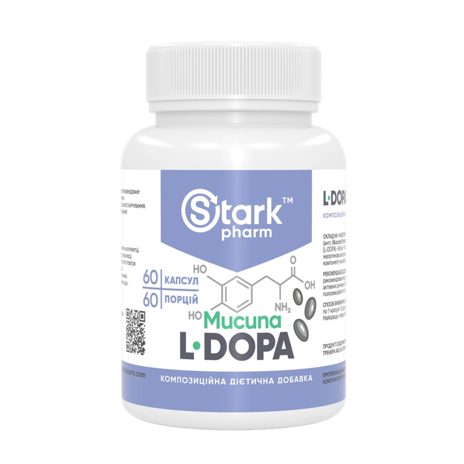 L-Dopa Mucuna 400mg - 60 caps