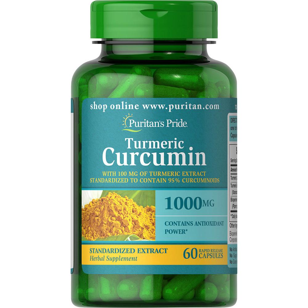 Turmeric Curcumin 1000 mg with Bioperine 5 mg - 60 caps