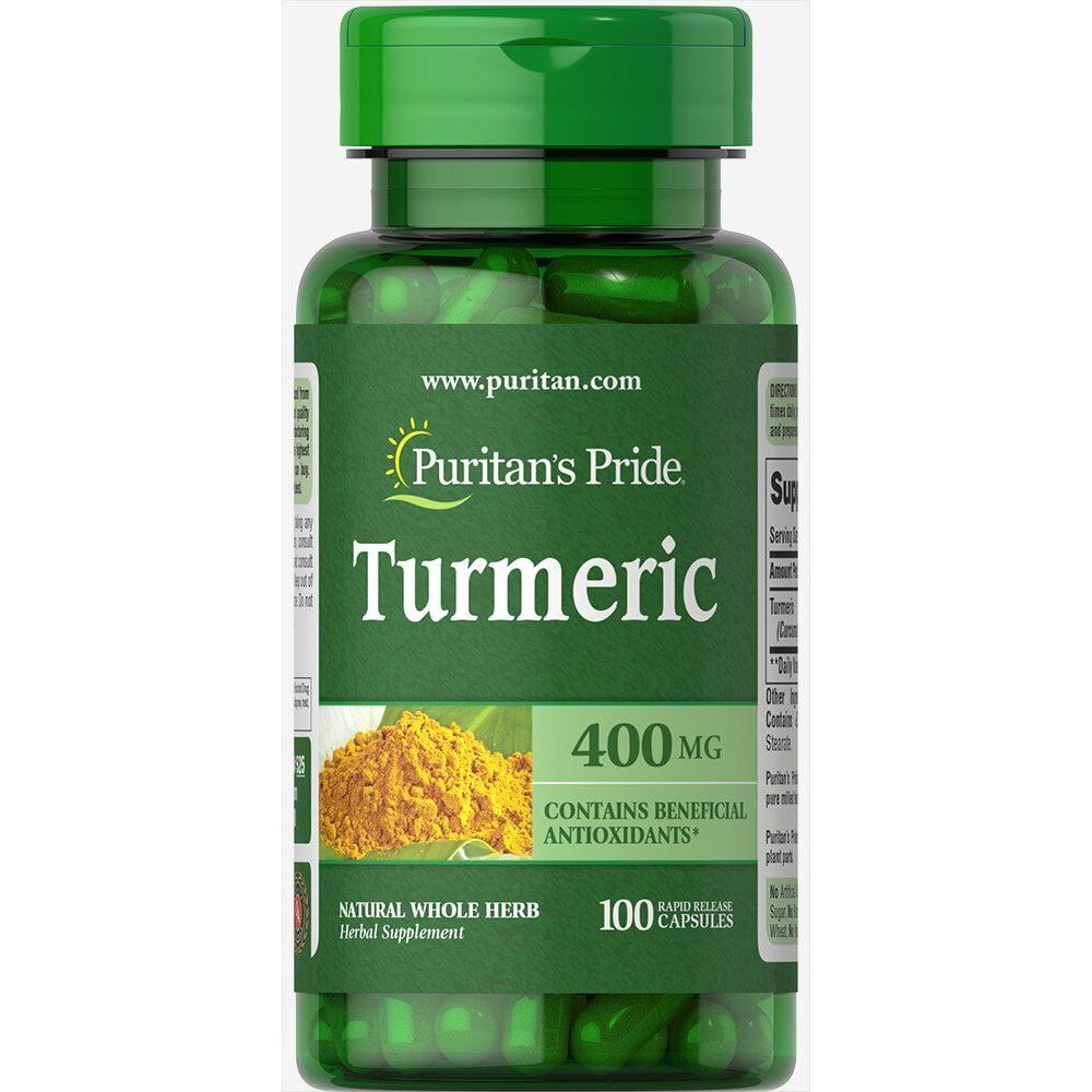 Turmeric 400 mg - 100 Capsules