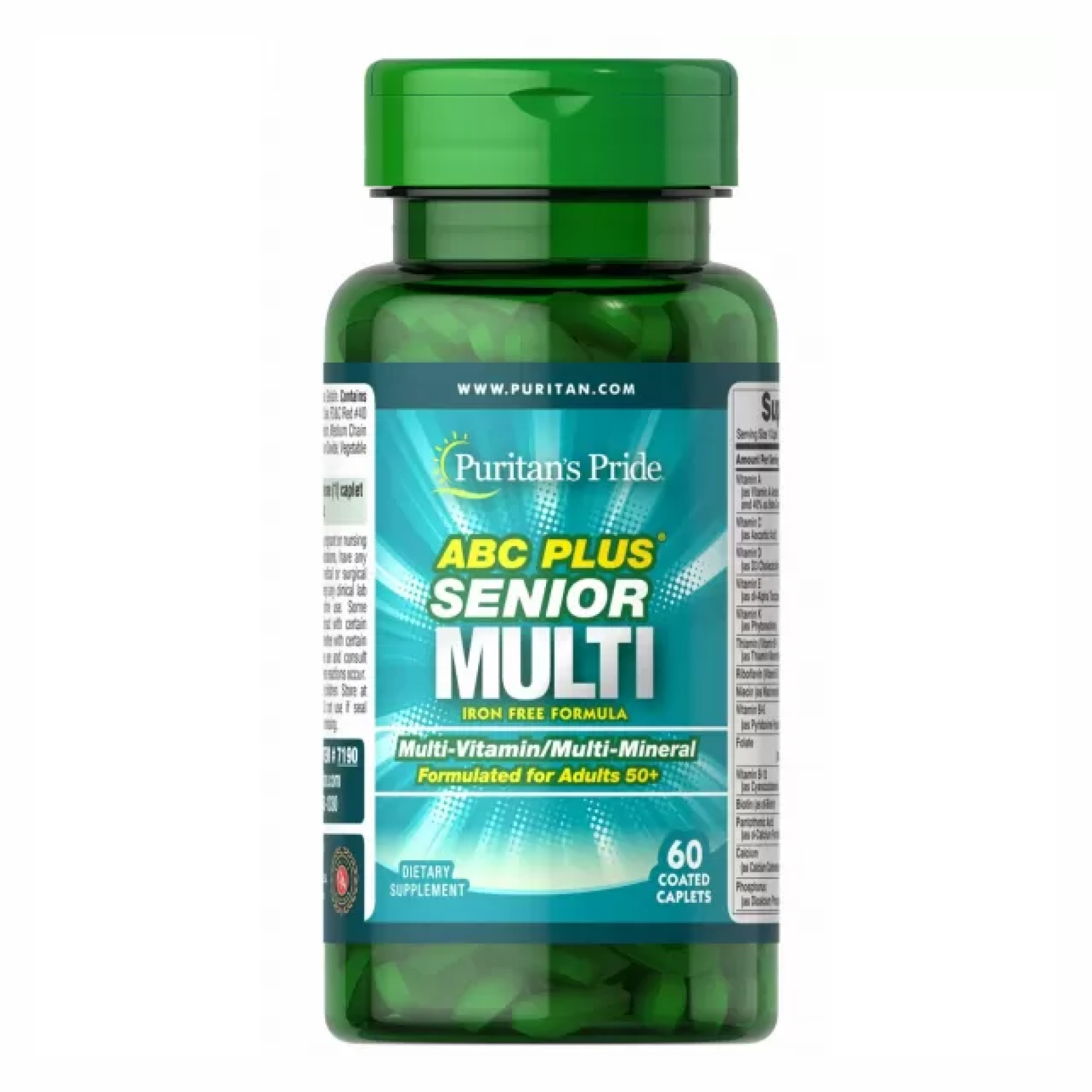 ABC Plus® Senior Multivitamin Multi-Mineral Formula - 60 Caplets