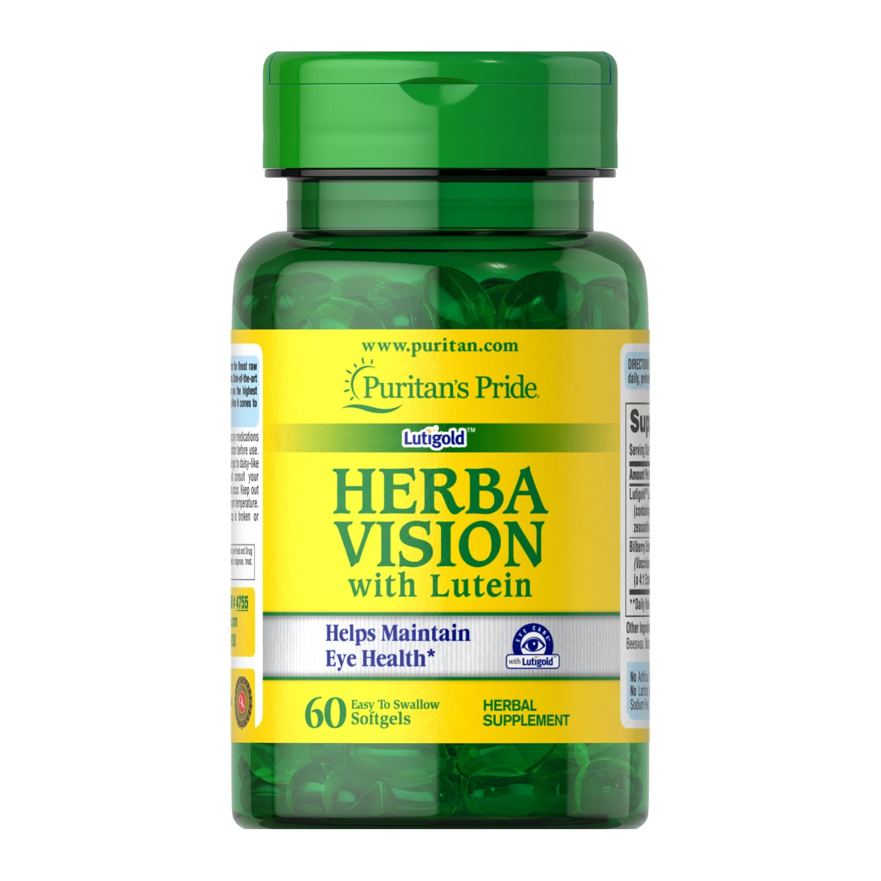 Herbavision with Lutein and Bilberry - 60 softgels