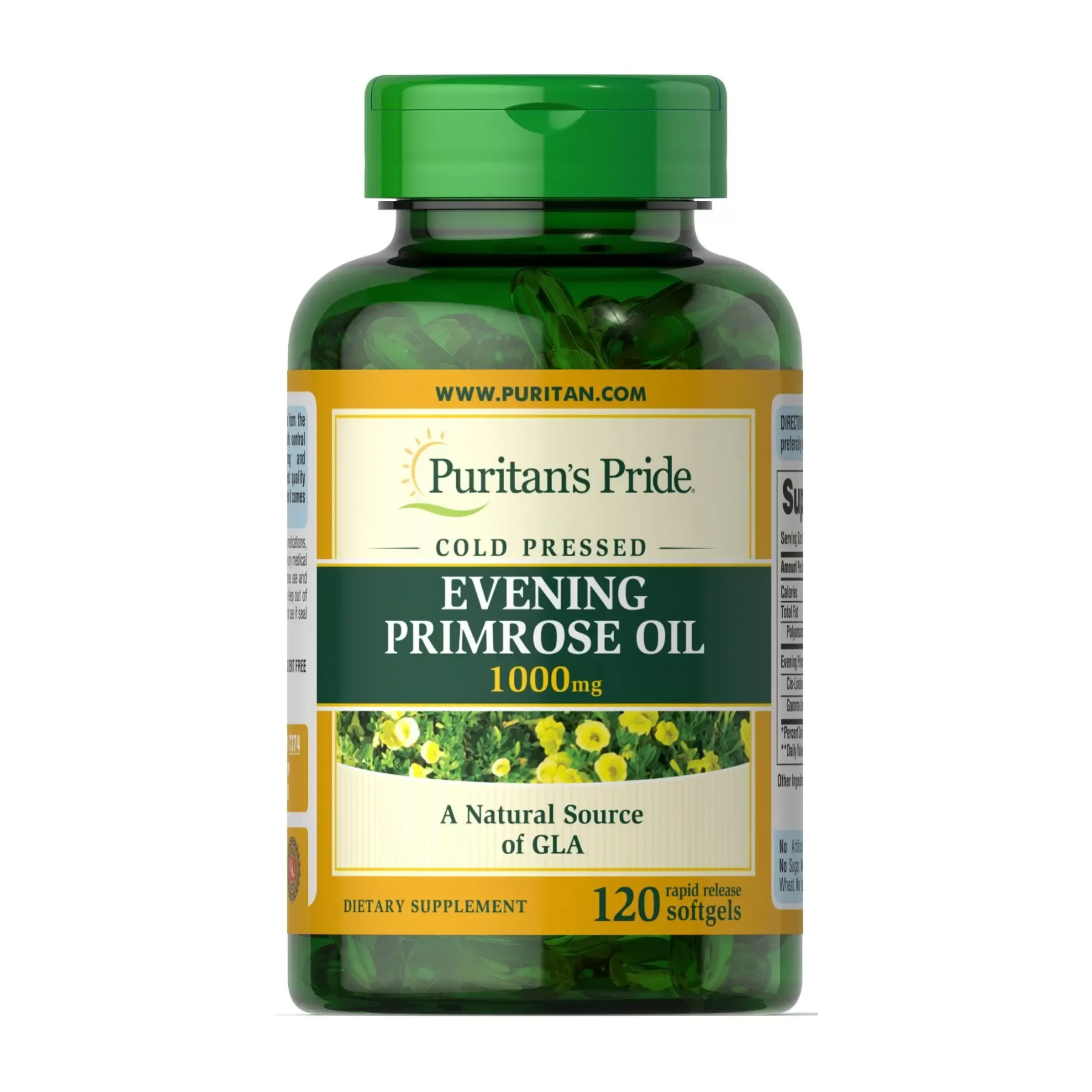 Evening Primrose Oil 1000mg with GLA - 120 softgels