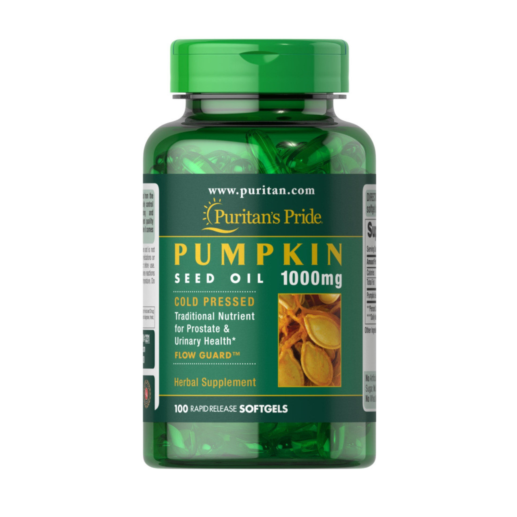 Pumpkin Seed oil 1000mg - 100 softgels