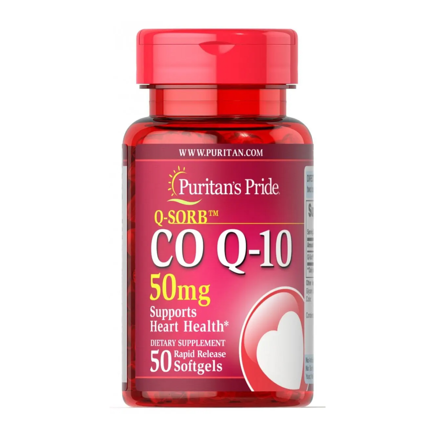 Q-SORB™ Co Q-10 50mg - 50 softgels