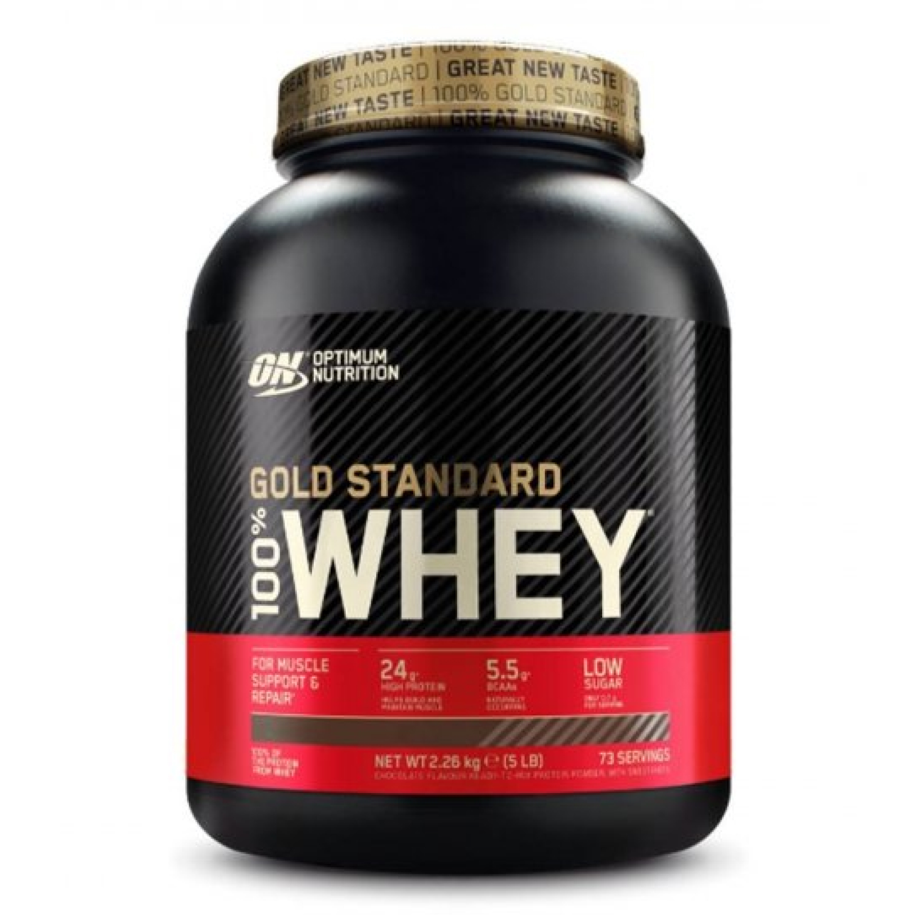 Gold Standard 100% Whey - 2270g Caramel Toffee Fudge (Повреждена банка)