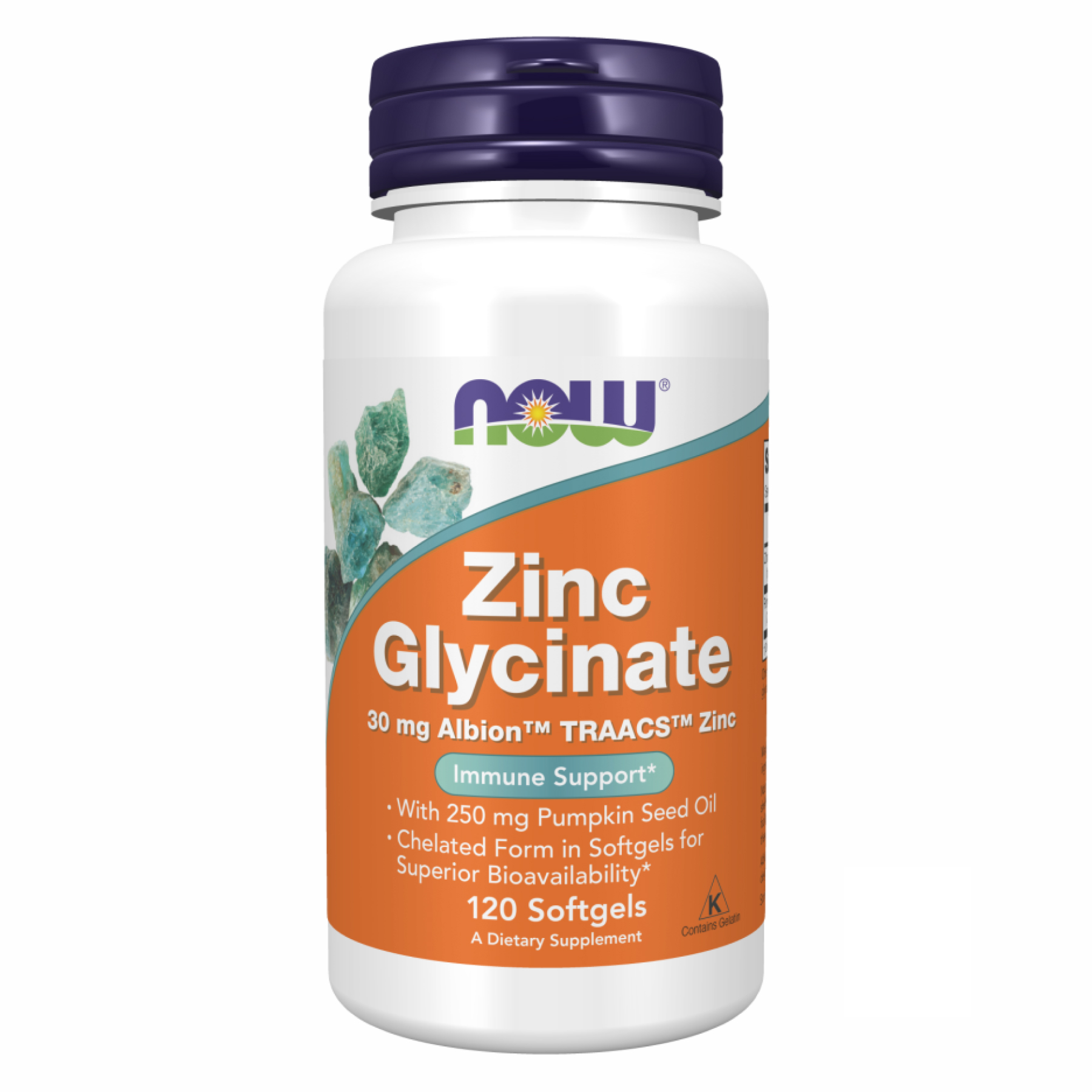 Zinc Glycinate 30mg - 120 sgels