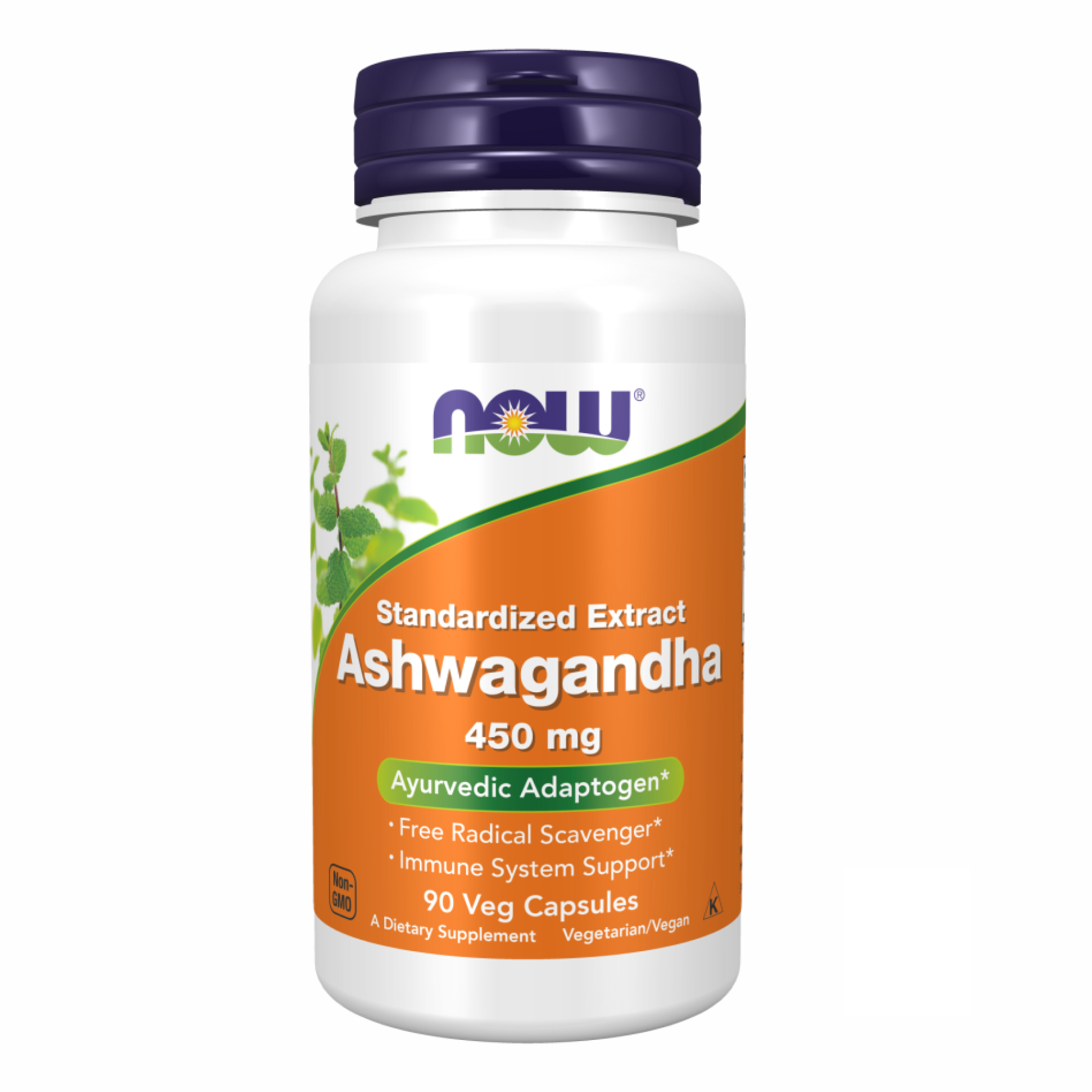 Ashwagandha 450 mg - 90 vcaps (Пошкоджена кришка)